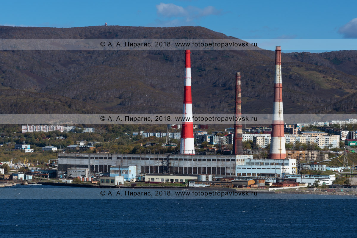 Фотография: Камчатская ТЭЦ-1 на берегу Авачинской губы (Авачинской бухты)