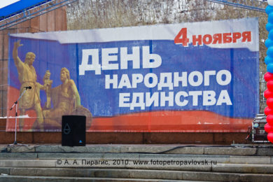 Фоторепортаж: 4 ноября — День народного единства в городе Петропавловске-Камчатском