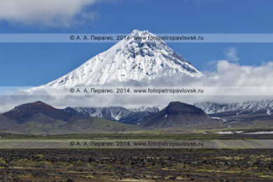 Фотографии вулкана Камень (Kamen Volcano) на полуострове Камчатка