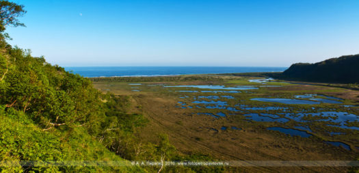 Фотографии (панорамы): Приливное озеро, Авачинский залив, Тихий океан