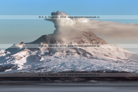 Фотографии действующего вулкана Шивелуч (Shiveluch Volcano) на полуострове Камчатка