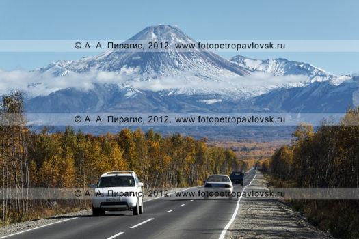 Фотографии дороги на Авачинский вулкан на полуострове Камчатка