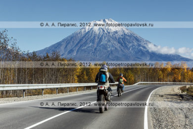 Фотографии: автомобильная дорога на Корякский вулкан на полуострове Камчатка