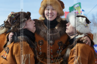 Фотографии выступления Государственного академического корякского национального ансамбля танца "Мэнго"