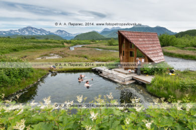 Фотографии Горячереченских термальных источников на полуострове Камчатка