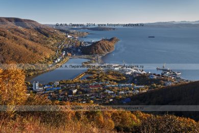 Камчатский край, город Петропавловск-Камчатский, Петровская и Никольская сопка, Култучное озеро, полуостров Завойко, Авачинская губа (Авачинская бухта)