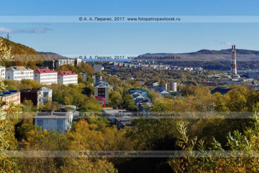 Фотография (панорама): Камчатский край, город Петропавловск-Камчатский, улица Океанская, улица Капитана Драбкина, Камчатская ТЭЦ-1