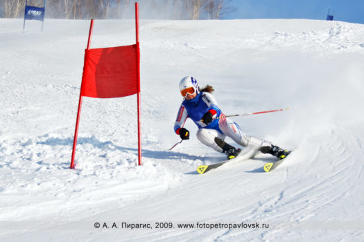 Спортивный фоторепортаж: чемпионат Камчатского края по слалому-гиганту