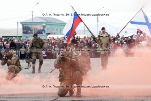 Фоторепортаж: показательные выступления российских военных разведчиков. 9 Мая, День Победы