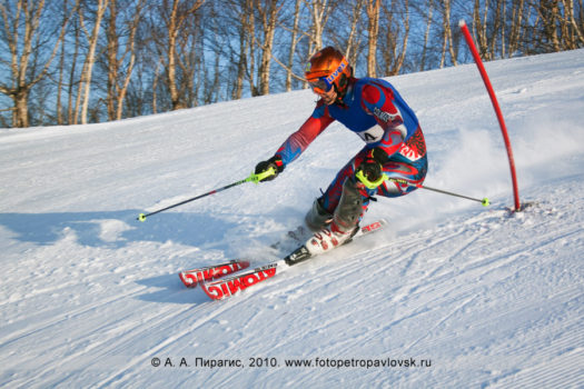 Спортивный фоторепортаж: чемпионат Камчатского края по слалому